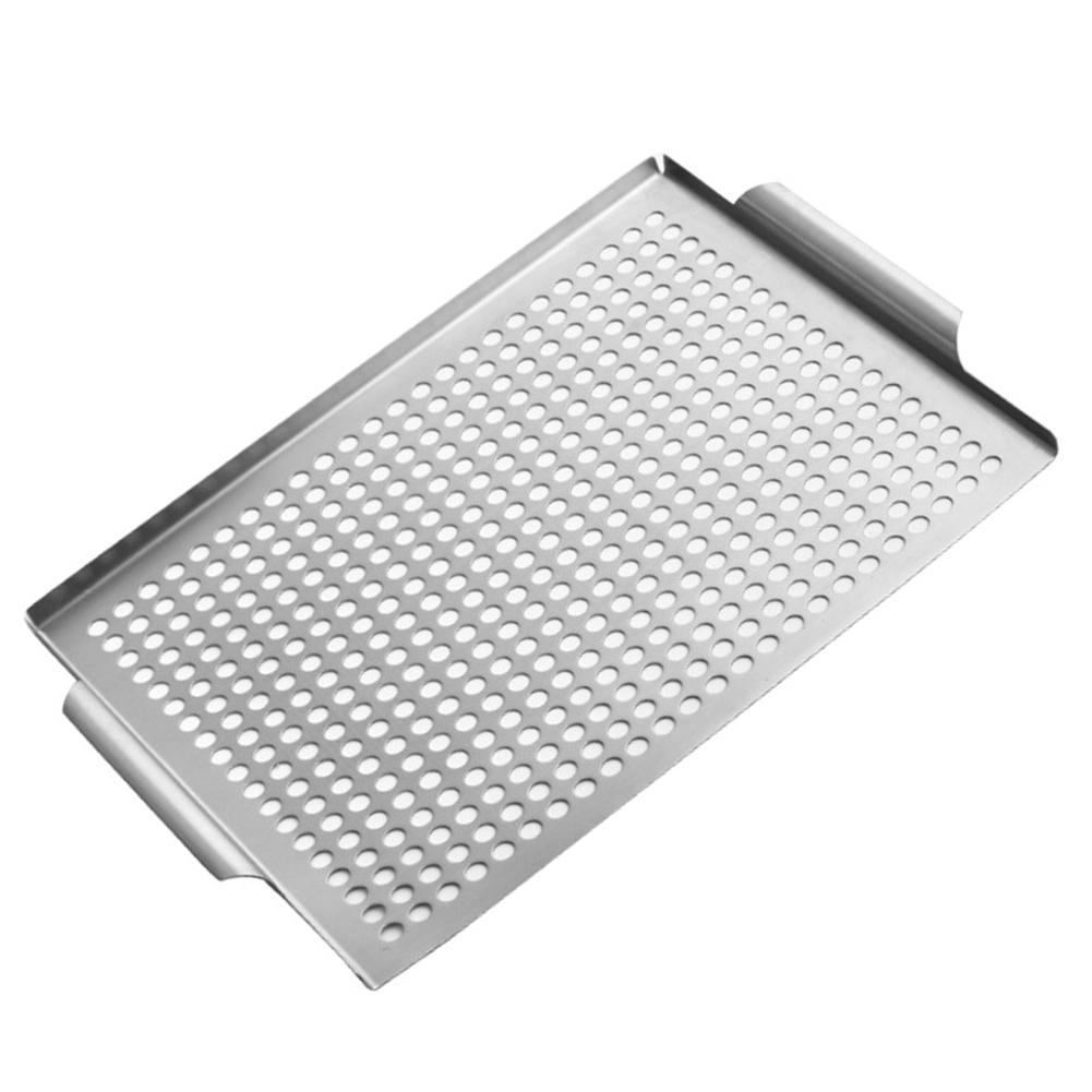 Built-in Handles Outdoor Cooking Stainless Steel Grill Versatile Cooking