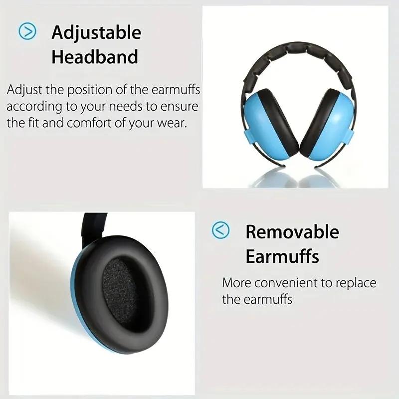 Anti Noise Baby Headphones Children Sleep Ear Stretcher Baby Ears Protection Children Earmuffs Sleeping Earplugs Child Earmuff
