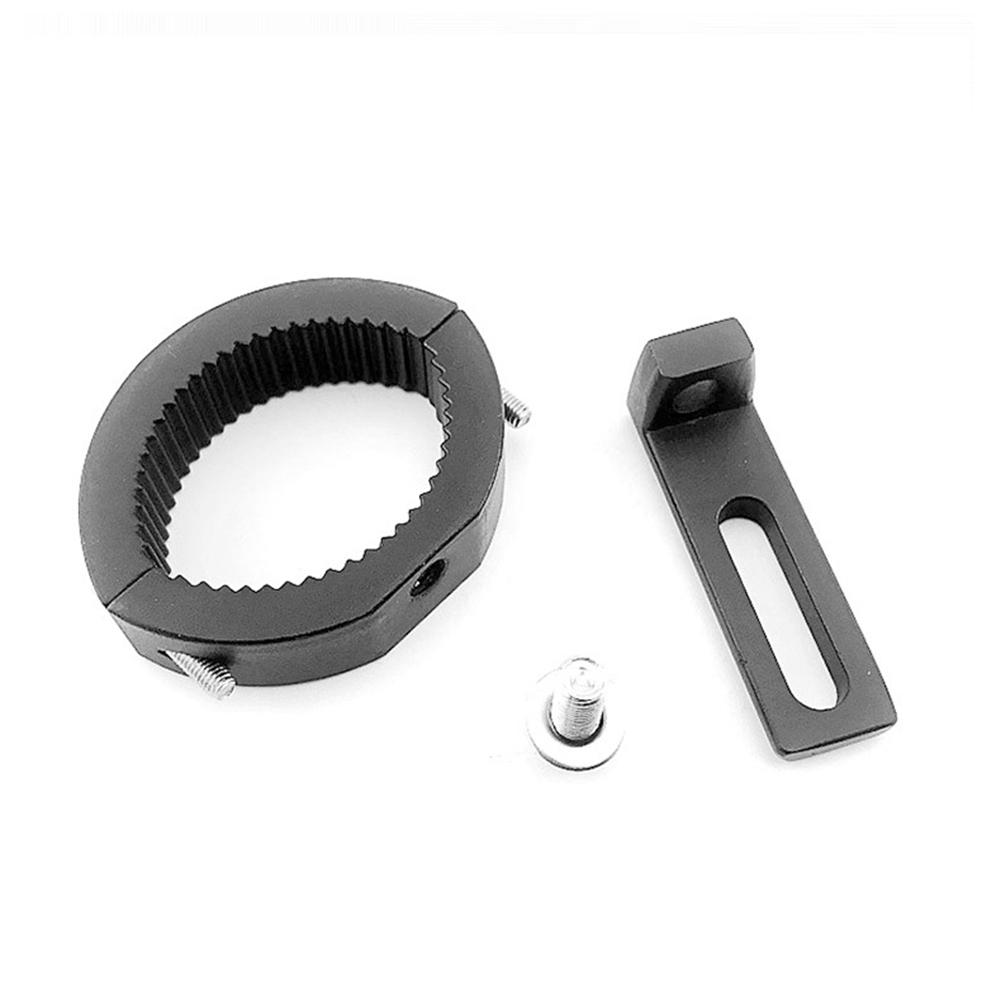 ABLZ-2Pcs Adjustable Motorcycle Headlight Holder Motorcycle Light Bracket Universal Headlight Spotlight Mount Bracket 20-38MM Du Black 2038MM