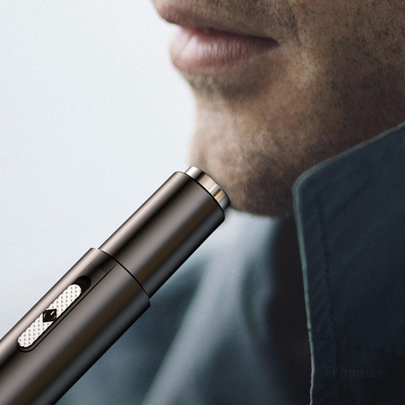 Electric Nose Hair Clipper Rechargeable Multi-Kinetic Shaving Two-In-One Unisex Fully Portable Automatic Nose And Ear Trimmer