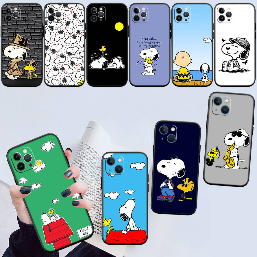 Charlie Snoopy Case for Samsung A06 A35 A25 A24 A15 A05S A05 M55 M35 M15 A02 A12 A13 A10 A16 A20 A30 A22 A31 A32 A33 A42 A50