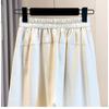 DIMANAF 2026 Plus Size Summer Women Pants Elastic Waist Oversize Fashion Office Lady Casual Long Pants Solid Black