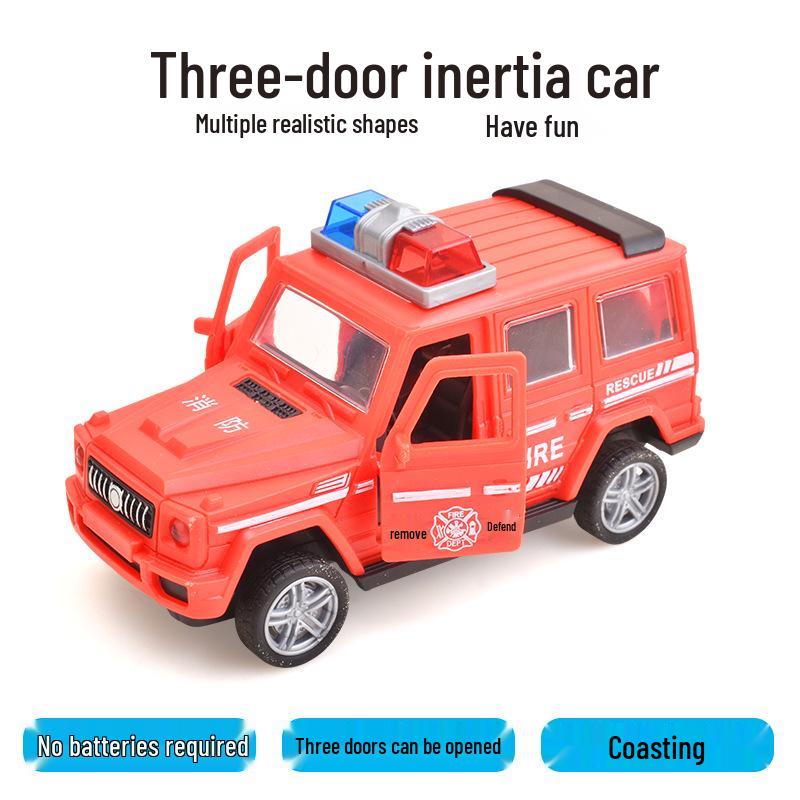 Children's Inertia-Powered Excavator Toy - Educational Pull-Back Car Gift
