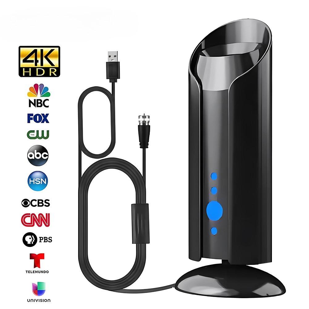 TV Antenna Indoor for Smart TV for Long Range and All Smart TVs HD Digital with Amplifier Signal for Local Channels Supports 4K