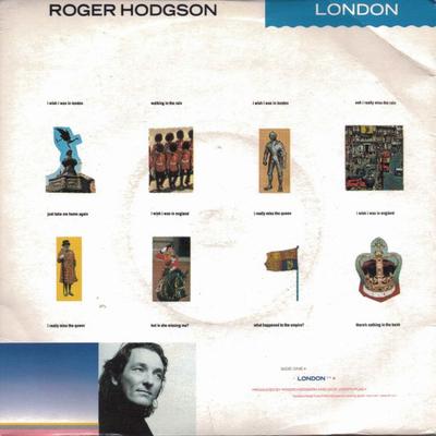 7inch Record ROGER HODGSON - London / In Jeopardy AM405 A&M Records 1987 UK Rock Used