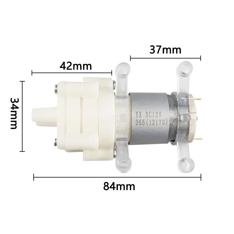 Mini DC Diaphragm Pump for Tea Makers, 6-12V Water Cooling, Fish Tanks