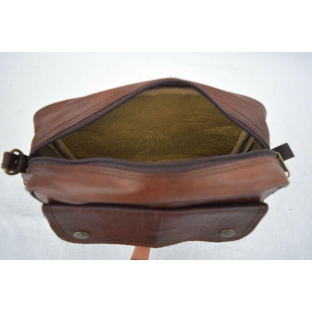 Leather Toiletry Bag Mens Shaving Dopp Kit Washbag Grooming Cosmetic Case Pouch