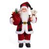 2024 Santa Claus Decoration Decorative Desktop Santa Claus Figure Portable Lifelike Santa Doll Figurine Home Perfect Ornament