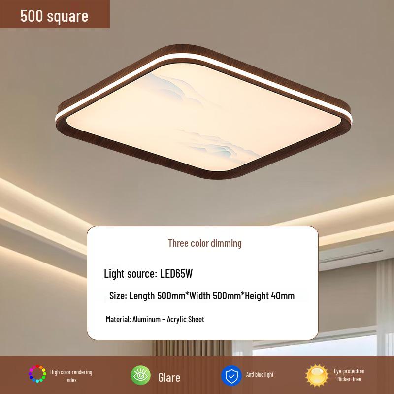 2025 Chinese Style Full Spectrum Ceiling Lamp: Super Bright Light for Living Room, Bedroom, or Study