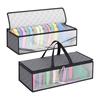 Baseball Cap Storage Bag Window Hat Rack Bag Gray 51*20*21cm 2PCS