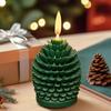 DIY Christmas Cedar Cone Silicone Mold Easy Release Oil Pine Cone Candle Making Mold for Decorative Ornaments 3D Plaster Model