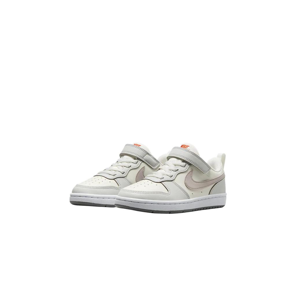 Nike Court Borough Low Recraft Comfortable Stylish Versatile Kids Basketball Shoes Kids sneaker Off-White DV5457127