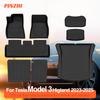 BYTON Floor Mats Compatible Custom Fit Floor Liners for 2023-2026 Model 3 Highland All Weather Protection Car Mats