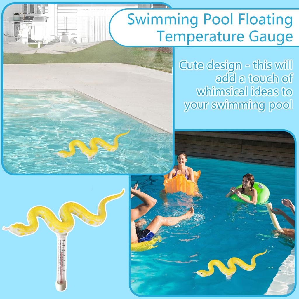 Cute Floating Pool Floating Water Temperature Gauge For Swimming Pool, Hot Tub, And Pond