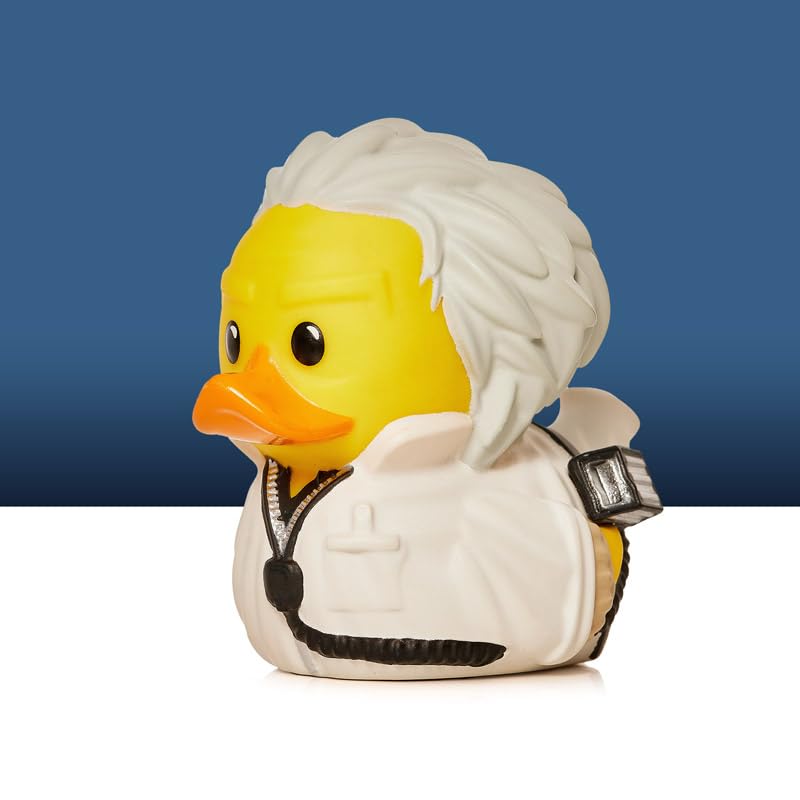 TUBBZ Mini Duck Brown Collectors Item Vinyl Rubber Figure - Back Future Official Merchandise Retro Action Movie TV