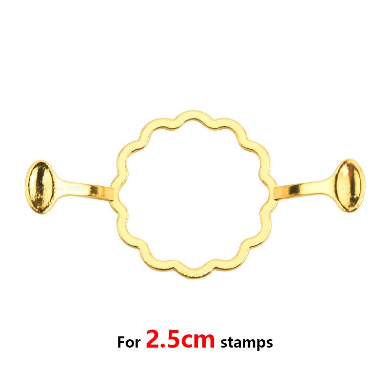 2/1pcs Wax Seal Stamp Molds Fixer Love Round Flower Shape DIY Tools Invitation Greeting Card Wedding Seals for 2.5cm Seal Stamp