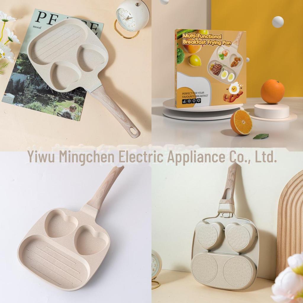 Víceúčelový snídaňový přístroj s nepřilnavým povrchem: 3v1 gril, výrobník burgerů a víceúčelová mřížkovaná pánev