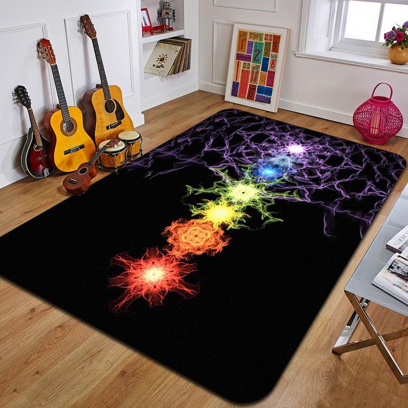 M-Mandala Bohemia Printed Carpet Fashion Yoga Mat Non-Slip Carpet Bedroom Decoration Outdoor Carpet Bedroom Birthday Gift