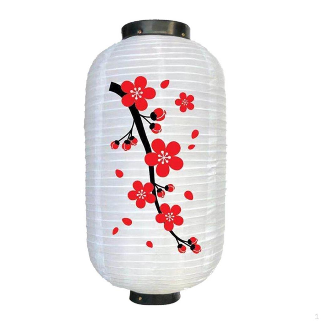Japanese Lantern Decorative Paper Foldable Folding Lamp for Party, Patio, Balcony Red 8 Inch