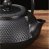 Tetera japonesa de hierro con filtro, tetera de hierro fundido para hervir agua, artesanía tradicional, resistente al calor, accesorio para el hogar.