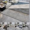 Nordischer Luxus Abstrakt Wohnzimmer Schlafzimmer Arbeitszimmer Teppich Vollständig bedeckt Weich und Verschleißfest Modern Minimalistisch Zuhause Grau Teppich