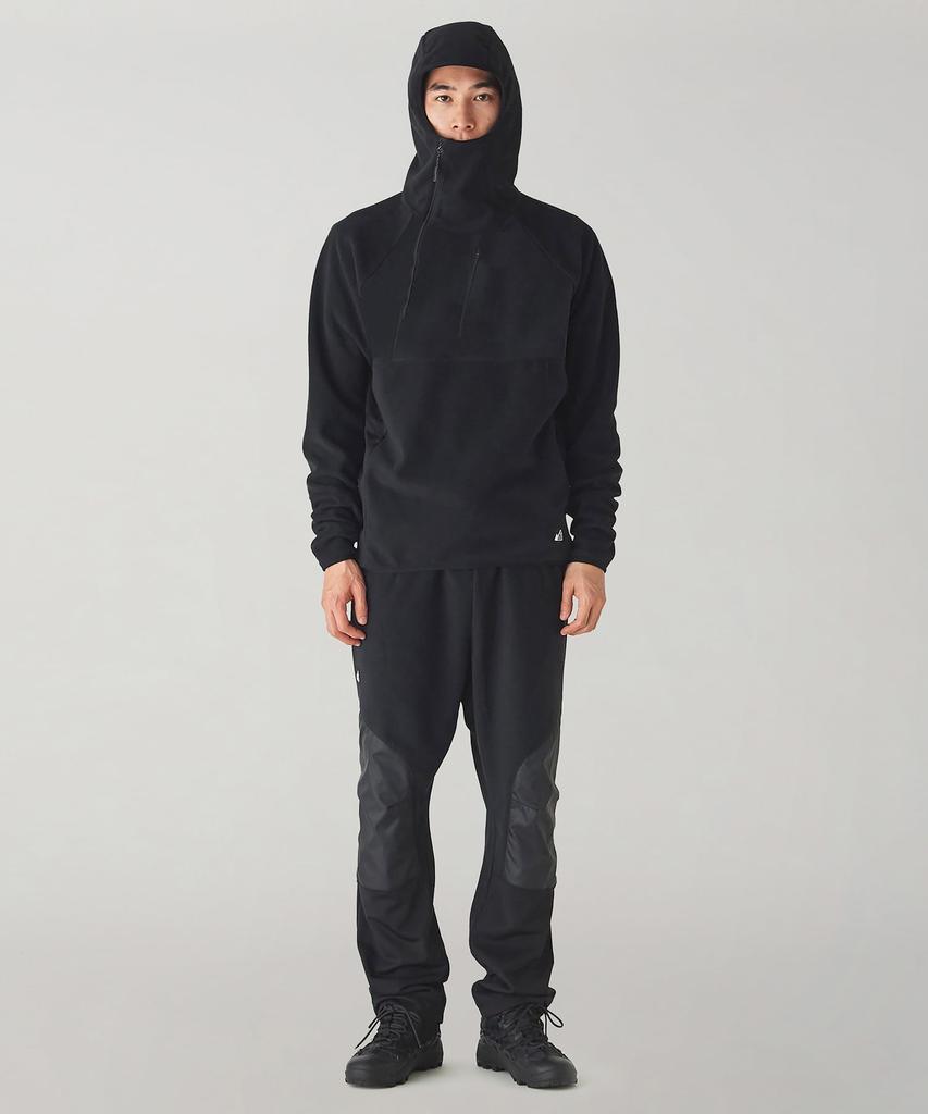 Snow Peak MofM Fleece Hoodie Size L MM4410-SW02 Hoodie, Men's/Women's, Black,
