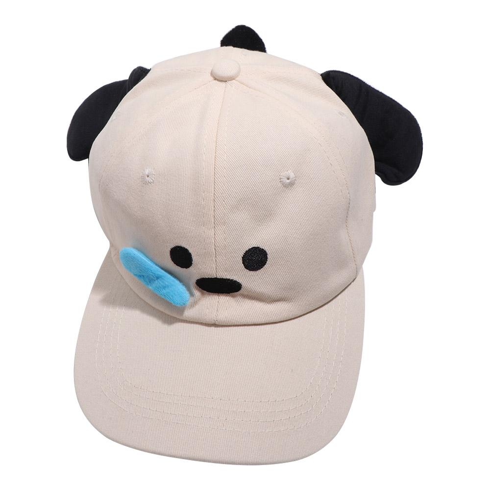 Runny Nose Dog Baseball Cap Korean Style Peaked Cap Casual Cartoon Sun Hat Men