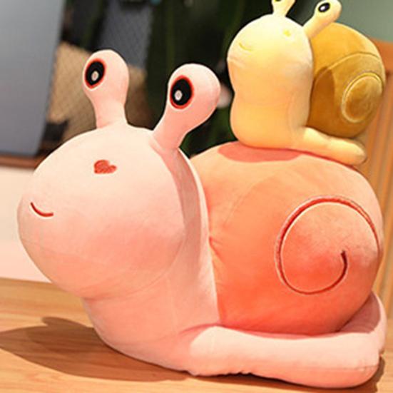 Plush Doll Pleasing Meticulous Workmanship PP Cotton Snail Doll Plush Toy for Sofa Decoration