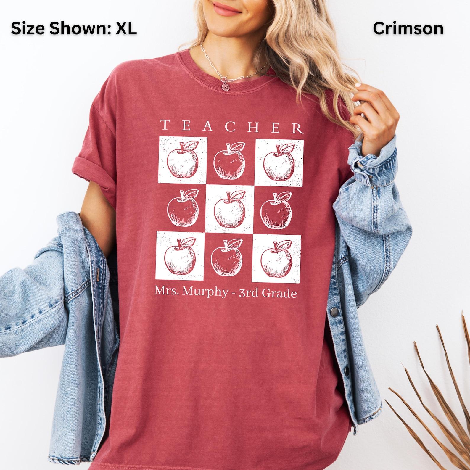 Personalized Teacher Appreciation T-Shirt: Custom Educator Gift L