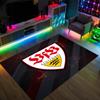 VfB Stuttgart Design Křišťálový Sametový Koberec Útulný Ne?Protiskluzová tištěná předložka do ložnice, obývacího pokoje, předsíně
