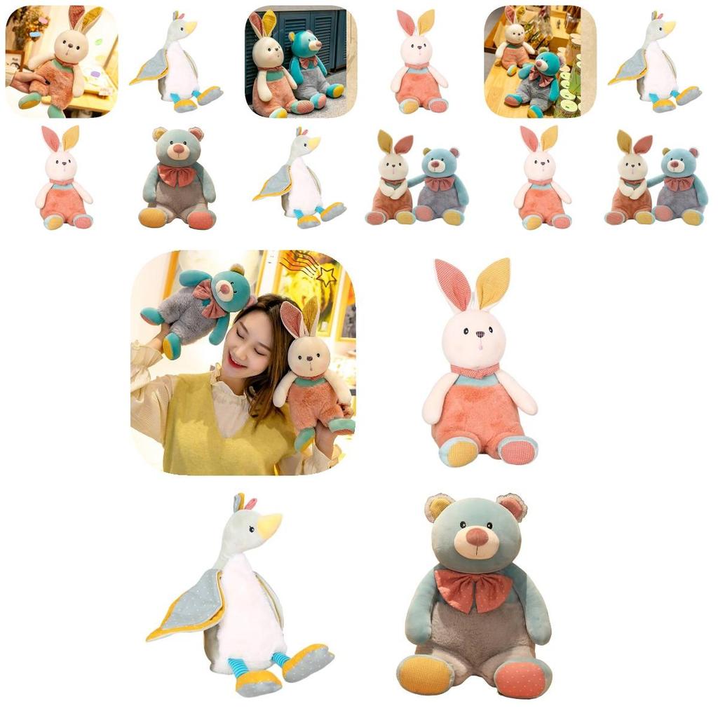 Adorable Animal Plush Toys In Rabbit Goose And Bear Styles