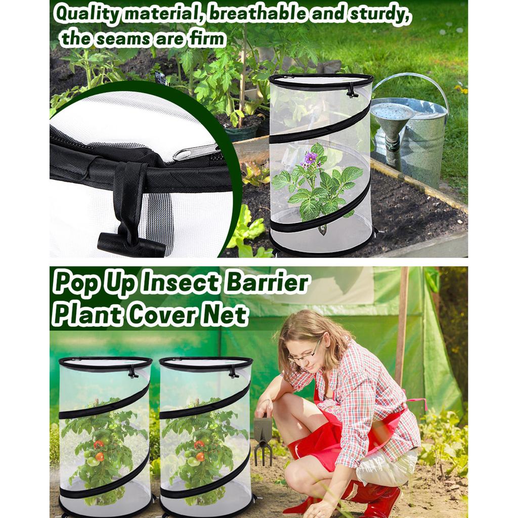 Portable Polyester Plant Net Cover Shelter Foldable Design Easy To Store Transport Shield Vegetables From Birds Insect
