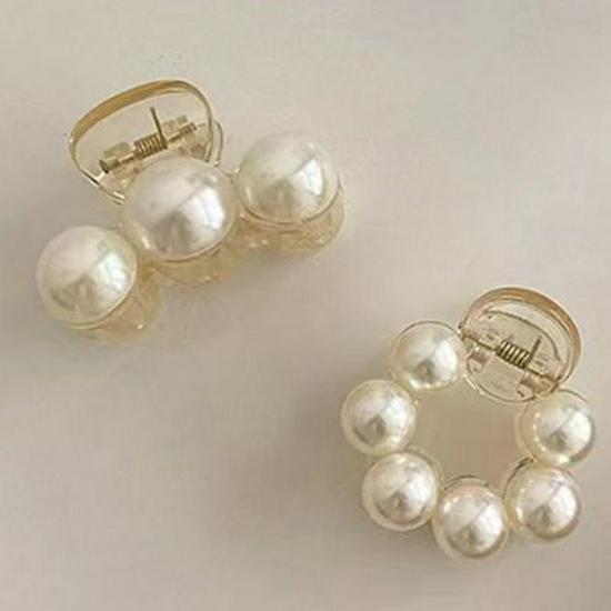 

Korean Style Pearl Claw Mini Hairpin for Women