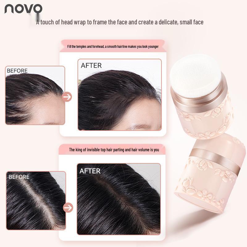 NOVO Flower Series Feather-light Volumizing Powder for Fluffy, Oil-Controlled, Bronzed Bangs