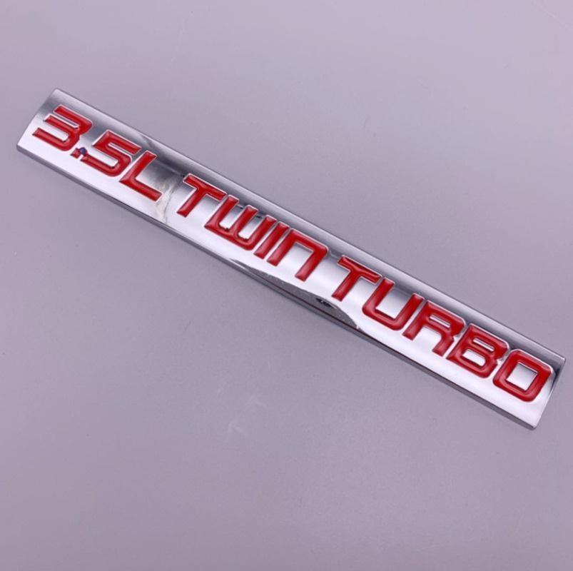 

Наклейка на автомобиль «6.5L 6.4L Twin Turbo» «6.7L Turbo Diesel» «6.6L DIRTY-MAX» металлическая эмблема с логотипом 3.5L Red