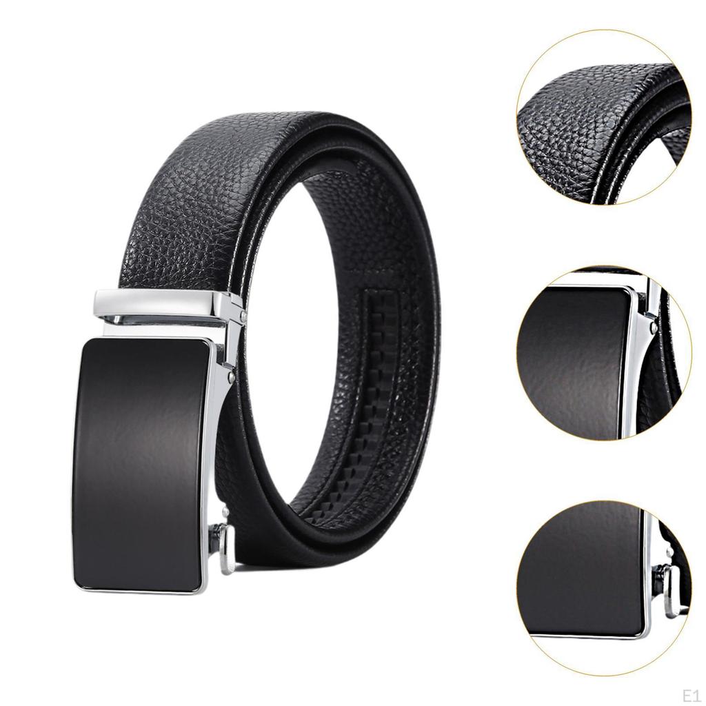 Men Belt Casual Automatic Buckle Elegant Dress for Pants Birthday Gift