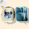 Kpop Demon Hunter Bento Lunch Box Kawaii Girl Portable Bento Boxs Student Hermetic Food Crisper Single Layer Capacity Kids Gift