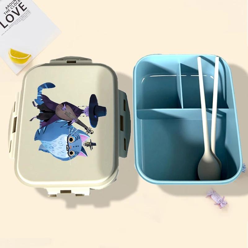 Kpop Demon Hunter Bento Lunch Box Kawaii Girl Portable Bento Boxs Student Hermetic Food Crisper Single Layer Capacity Kids Gift