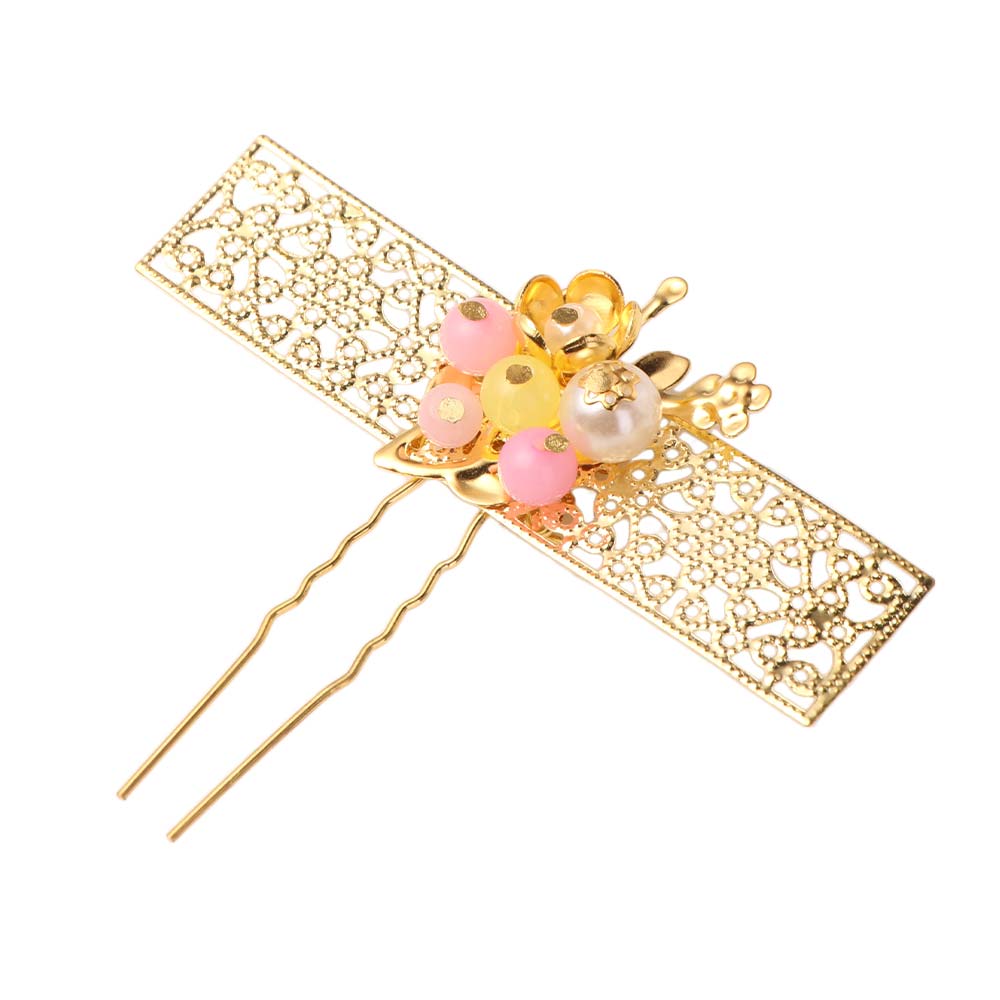 Chinese Style Wedding Hair Crown Luxury Women Hanfu Hairpin Exquisite Bride Hair Crown Tiaras Set