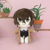 New Cute Bungo Stray Dogs Plush Dolls 20cm Dazai Osamu Nakahara Chuya Atsushi Kunikida Soft Stuffed Anime Figure Plushie Set Collectible Gift for Fans