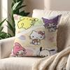 Kawaii Hellokitty And Her Friends Cushion Cover For Pillow Printing Sofa Decoration Home Car Room Shop Office Nordic Simplicity