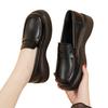 Increase the height of spring new thick-soled muffin shoes British style small leather shoes single shoes