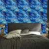 Wallpaper Ink blue, navy blue, turquoise and azure 50x1000