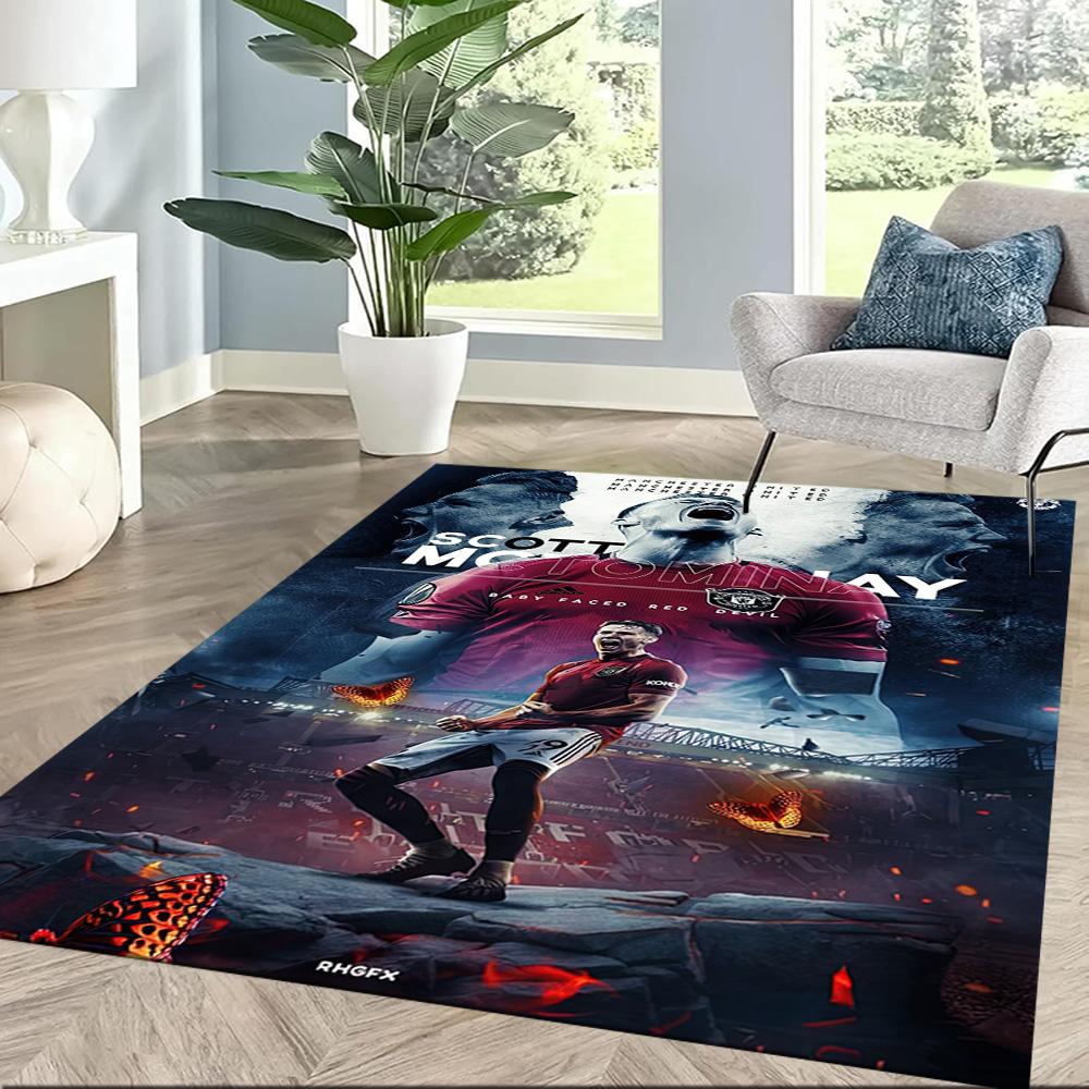 Manchester Floor Rug Office Rug Design For Study Room Game Room Hallway Decorate Room Antislip Rug Anime Office Decor Perfect Gift For Womenmen