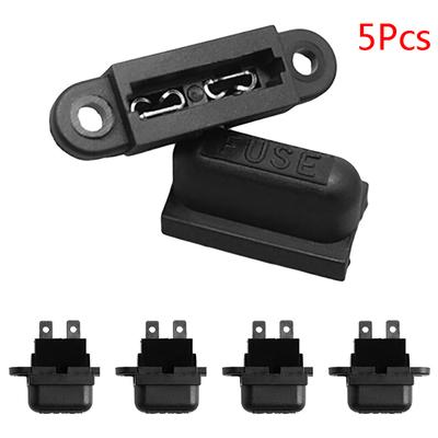 5 Stück 30A Amp Auto Flachstecksicherungshalterbox Für Auto Boot LKW Mit Abdeckung