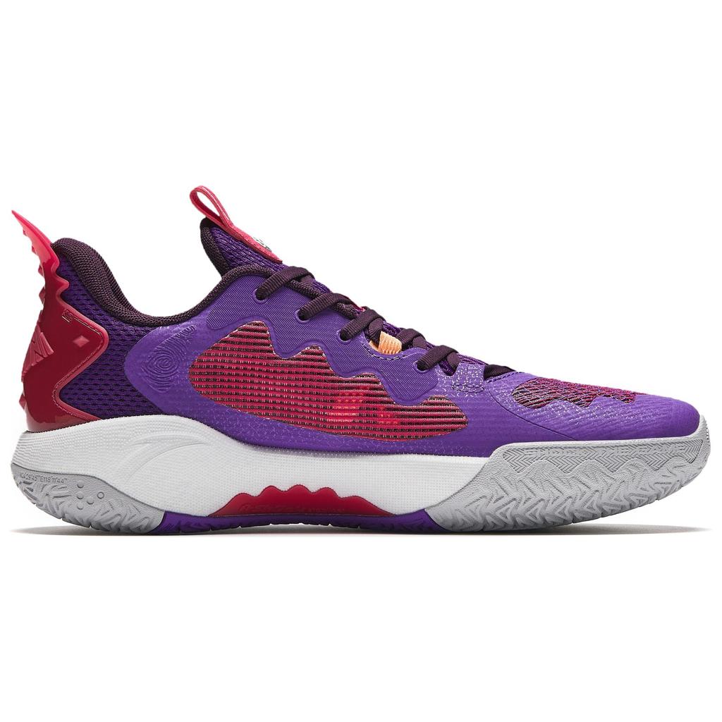 Anta Crazy Tide 5 Team V2 Moon Nitrogen Technology Cement Nemesis Shock Absorption Wear-Resistant Rebound Low-Top Basketball Shoes 112421606S-1