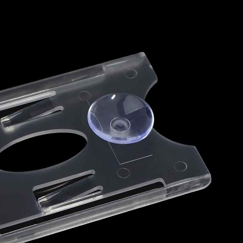 2 Pezzi Nuovo Porta Tessere Per Vetro Parabrezza Etichetta Durevole Custodia per Tessere Id Ic