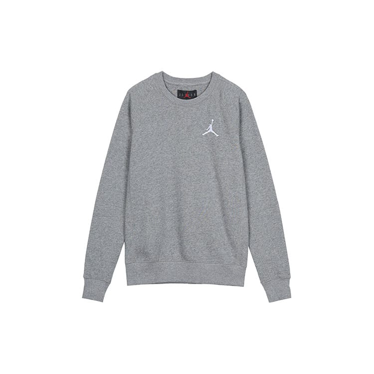Jordan Fleece Lined Thermal Sports Crew Neck Pullover Sweatshirt Winter Men's Carbon Gray DC6716-091