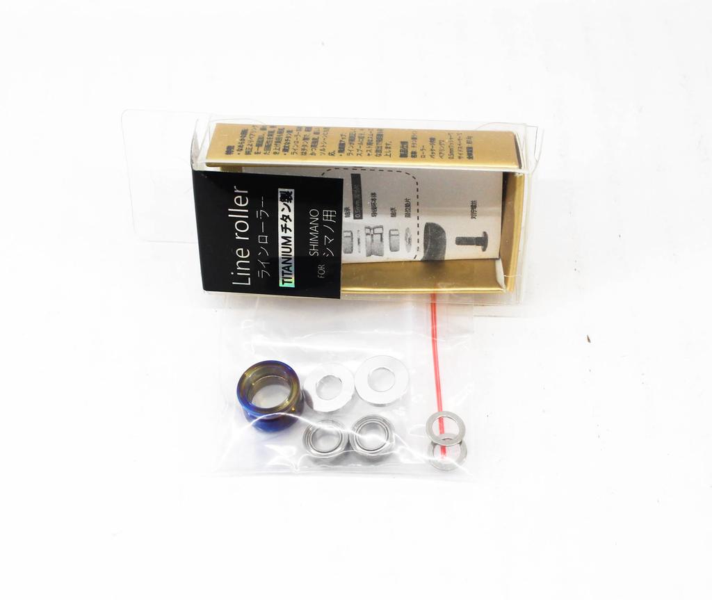 Gomexus HS1-SJ Schnurlaufröllchen aus Titanlegierung für Shimano 500-5000 Angelrolle (1762)