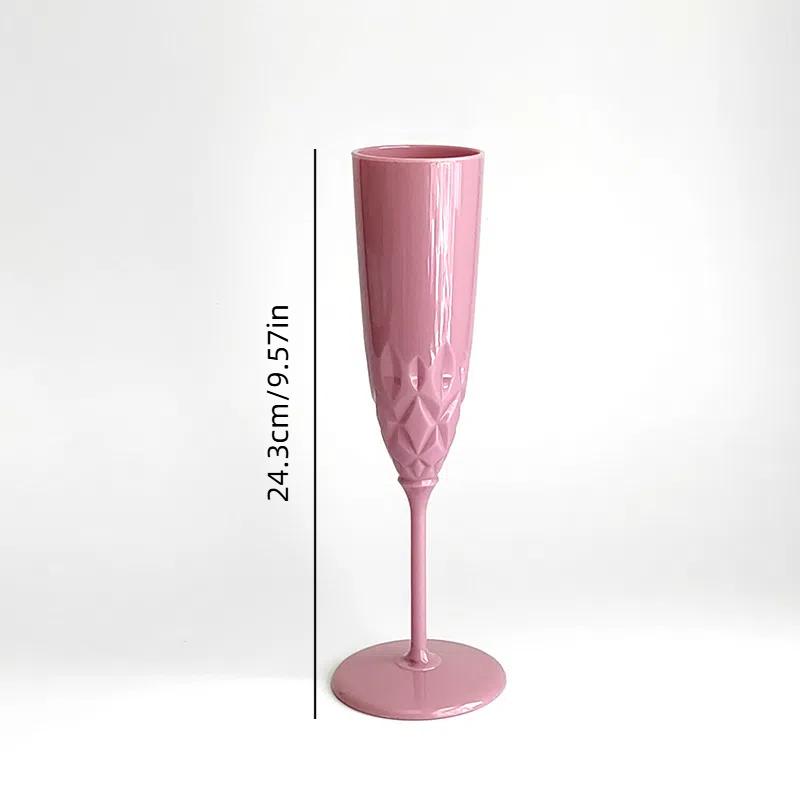 1 Adet 125Ml Moet Şampanya Kadehi PP Plastik Şarap Kadehi Bulaşık Makinesinde Yıkanabilir Şampanya Kadehi